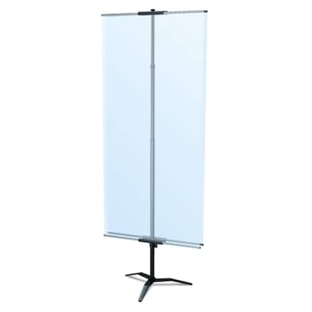 Pen2Paper Classic Banner Stands 36 in. Classic Banner Stand with Travel Base- Black PE3245553